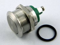 Klingeltaster, Ø19mm, flacher Kopf