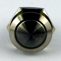 Klingeltaster, Ø19mm, gewölbter Kopf