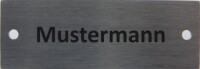 Ersatz-Namenschild für Klingelplatten verschiedener Hersteller