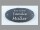 graviertes Tür- und Namenschild aus Schiefer (Oval/Größe L)