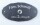 graviertes Klingel- & Namenschild aus Schiefer mit Klingeltaster (Oval/Größe L)