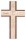Taufkreuz aus Holz mit Gravur