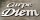 lasergeschnittener Schriftzug "Carpe Diem"
