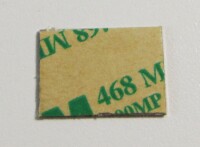 Aluminiumschild bis 6cm², lasergraviert 3-zeilig