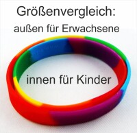 Silikonarmband für Kinder in verschiedenen Farben