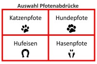 Grabkreuz für Tiere, aus 8mm Acrylglas, weiß, mit Gravur und Erdspieß