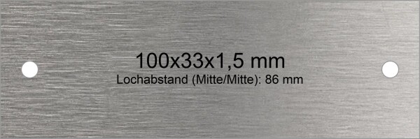 100x33 mm