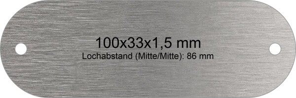 100x33 mm