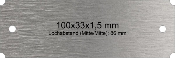 100x33 mm